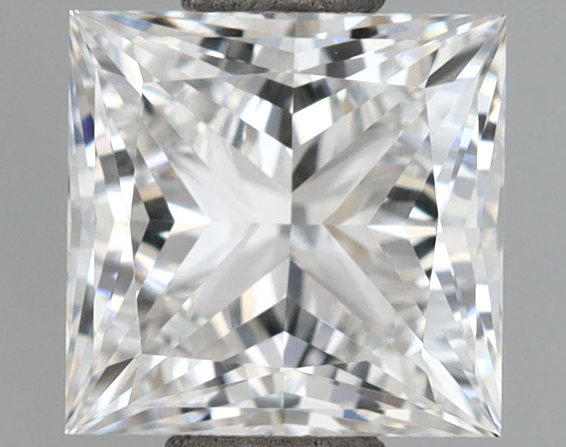 1.01 Carat Princess Shaped, Ideal Cut, E Color, IF Clarity, IGI Certified Lab Grown Diamond