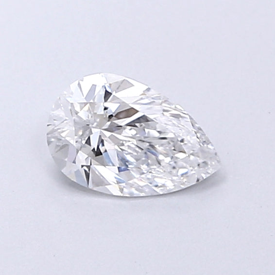 0.36 Carat Pear Shaped, Very Good Cut, D Color, VVS2 Clarity, IGI Certified Lab Grown Diamond
