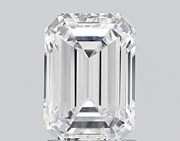 1.53 Carat Emerald Shaped, Ideal Cut, D Color, VVS2 Clarity, IGI Certified Lab Grown Diamond