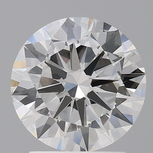 2.03 Carat Round Shaped, Excellent Cut, F Color, VVS2 Clarity, IGI Certified Lab Grown Diamond