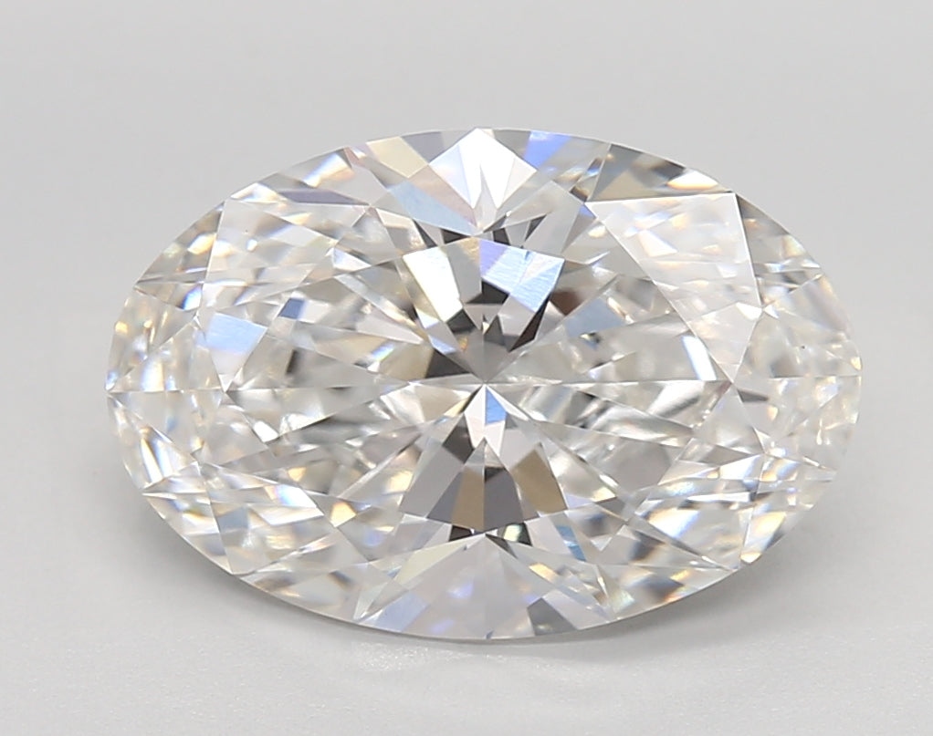 4.09 Carat Oval Shaped, Very Good Cut, E Color, VVS2 Clarity, IGI Certified Lab Grown Diamond