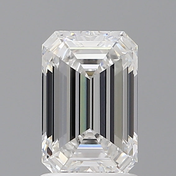 1.58 Carat Emerald Shaped, Ideal Cut, D Color, VVS2 Clarity, IGI Certified Lab Grown Diamond