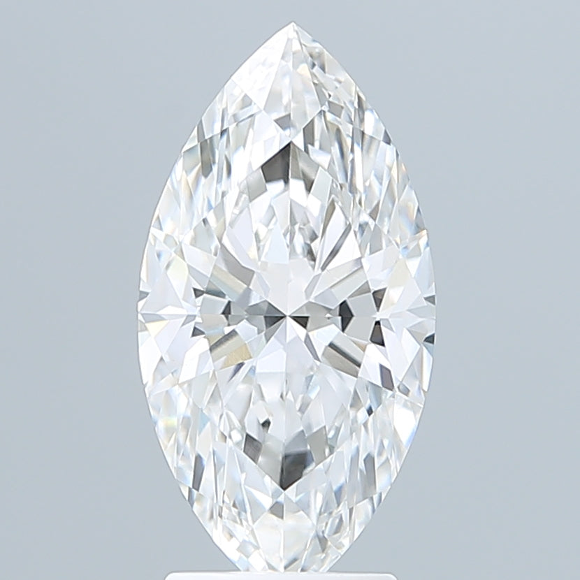 3.10 Carat Marquise Shaped, Ideal Cut, E Color, VVS2 Clarity, IGI Certified Lab Grown Diamond