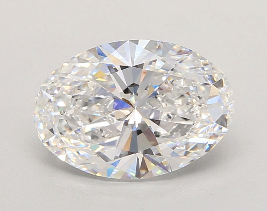 2.53 Carat Oval Shaped, Ideal Cut, D Color, VVS1 Clarity, IGI Certified Lab Grown Diamond