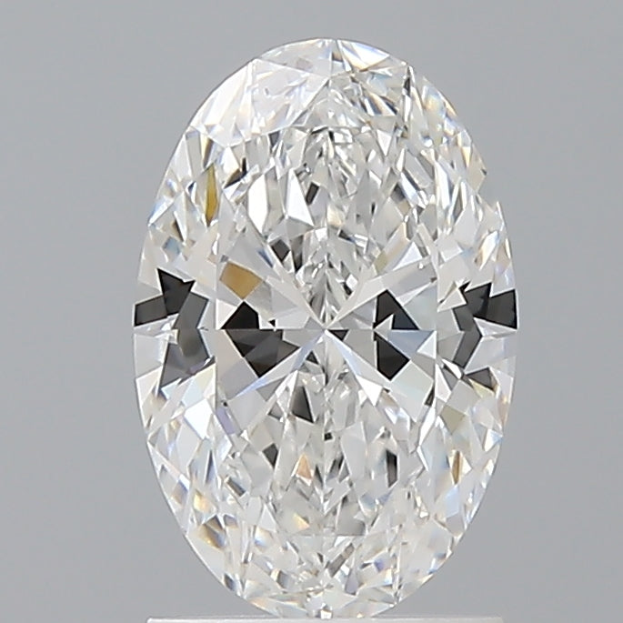 1.59 Carat Oval Shaped, Ideal Cut, E Color, VS1 Clarity, IGI Certified Lab Grown Diamond