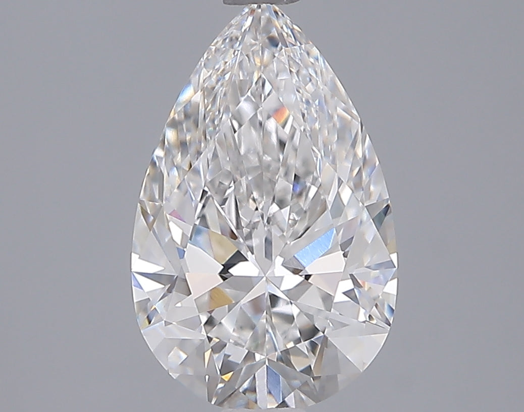 2.55 Carat Pear Shaped, Ideal Cut, E Color, VVS2 Clarity, IGI Certified Lab Grown Diamond
