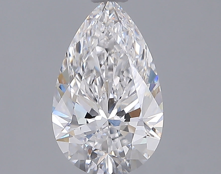 1.54 Carat Pear Shaped, Ideal Cut, D Color, VVS1 Clarity, IGI Certified Lab Grown Diamond