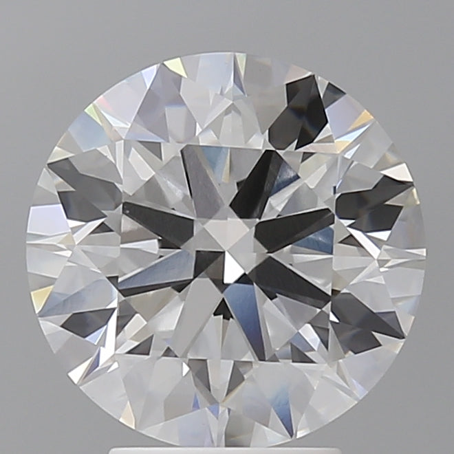 4.06 Carat Round Shaped, Ideal Cut, E Color, VVS2 Clarity, IGI Certified Lab Grown Diamond