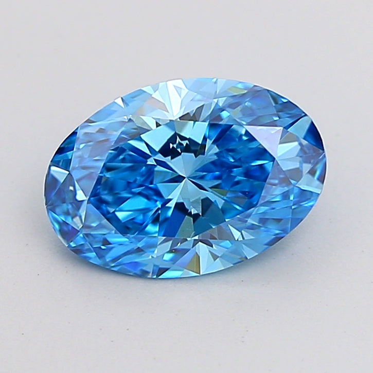 1.54 Carat Oval Shaped, Ideal Cut, VS1 Clarity, IGI Certified Lab Grown Diamond