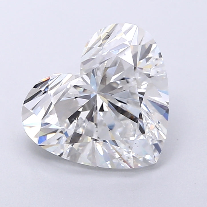 3.00 Carat Heart Shaped, Very Good Cut, D Color, VS2 Clarity, IGI Certified Lab Grown Diamond