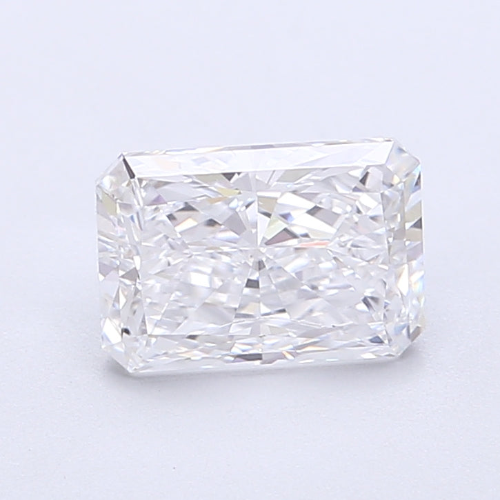 1.56 Carat Radiant Shaped, Very Good Cut, D Color, VVS2 Clarity, IGI Certified Lab Grown Diamond