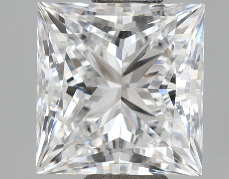 1.07 Carat Princess Shaped, Ideal Cut, D Color, VVS1 Clarity, IGI Certified Lab Grown Diamond