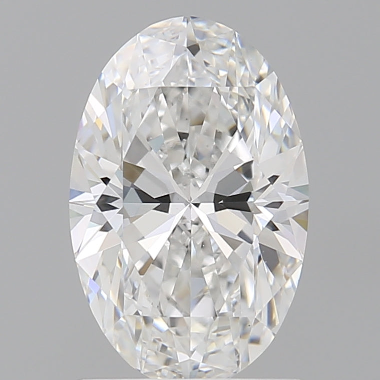 1.50 Carat Oval Shaped, Excellent Cut, E Color, VVS2 Clarity, IGI Certified Lab Grown Diamond