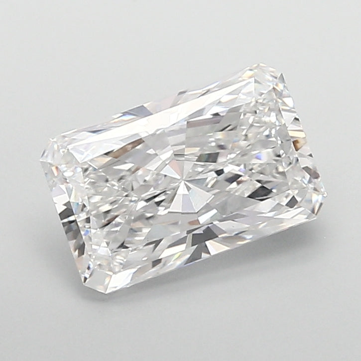 6.16 Carat Radiant Shaped, Very Good Cut, E Color, VVS2 Clarity, IGI Certified Lab Grown Diamond