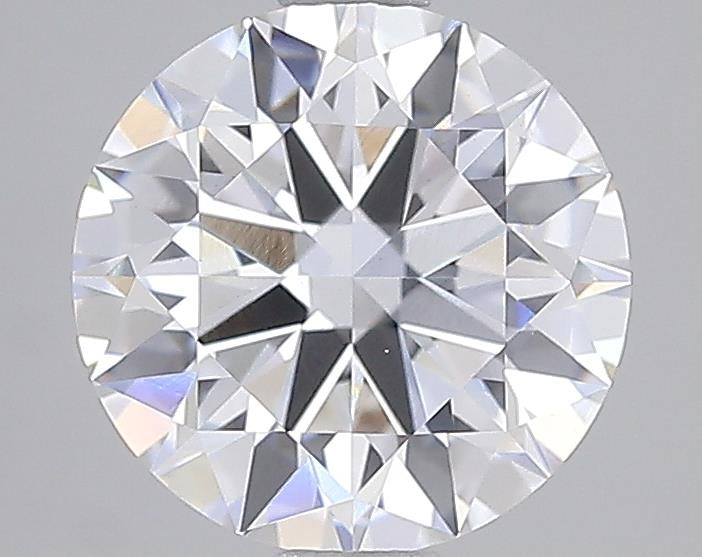 2.09 Carat Round Shaped, Ideal Cut, D Color, VVS2 Clarity, IGI Certified Lab Grown Diamond