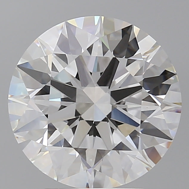 4.08 Carat Round Shaped, Ideal Cut, E Color, VVS2 Clarity, IGI Certified Lab Grown Diamond