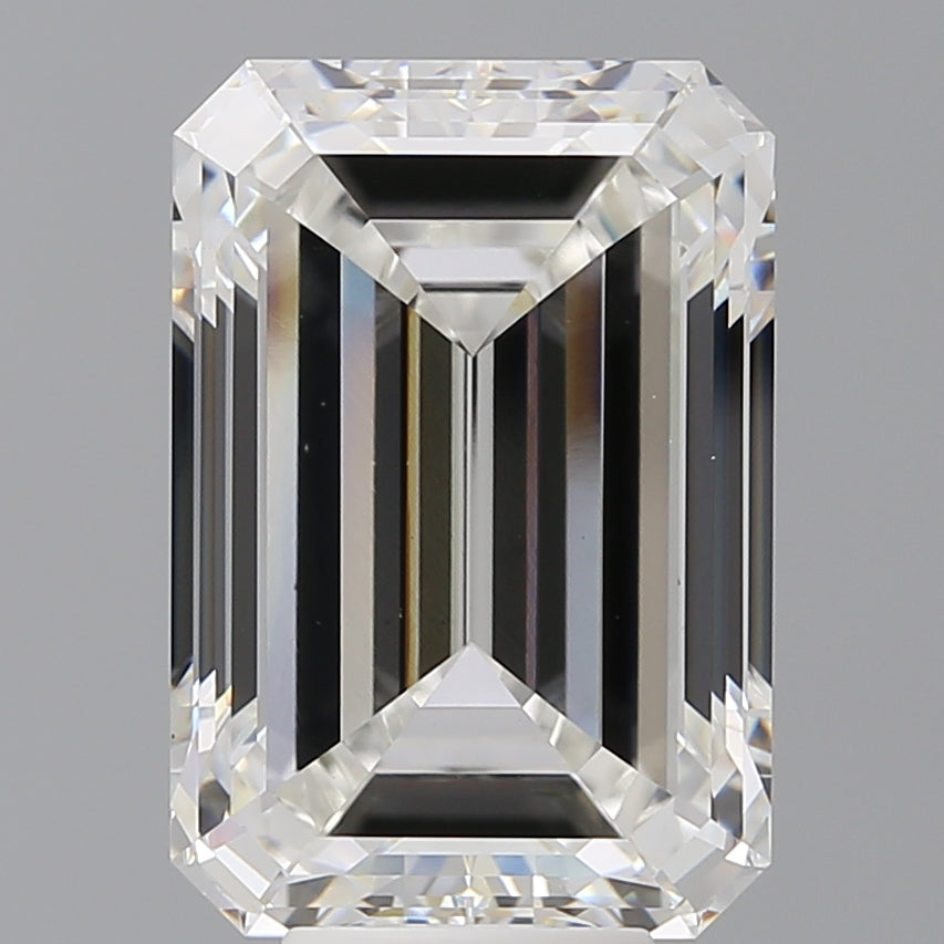 8.51 Carat Emerald Shaped, Ideal Cut, F Color, VS1 Clarity, IGI Certified Lab Grown Diamond