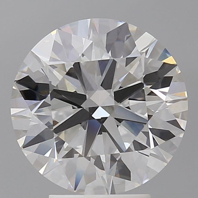 4.10 Carat Round Shaped, Ideal Cut, E Color, VVS2 Clarity, IGI Certified Lab Grown Diamond