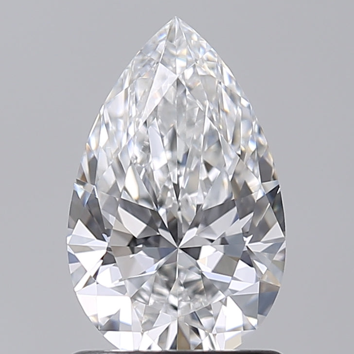 1.05 Carat Pear Shaped, Very Good Cut, F Color, VS2 Clarity, IGI Certified Lab Grown Diamond