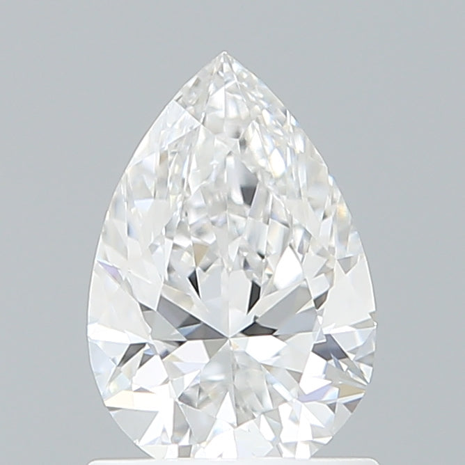 1.08 Carat Pear Shaped, Excellent Cut, E Color, VVS2 Clarity, IGI Certified Lab Grown Diamond