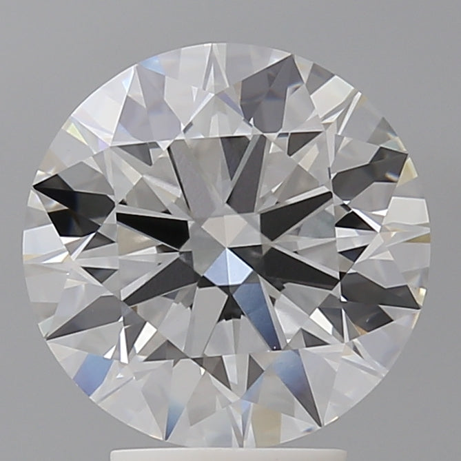 4.09 Carat Round Shaped, Ideal Cut, E Color, VVS2 Clarity, IGI Certified Lab Grown Diamond