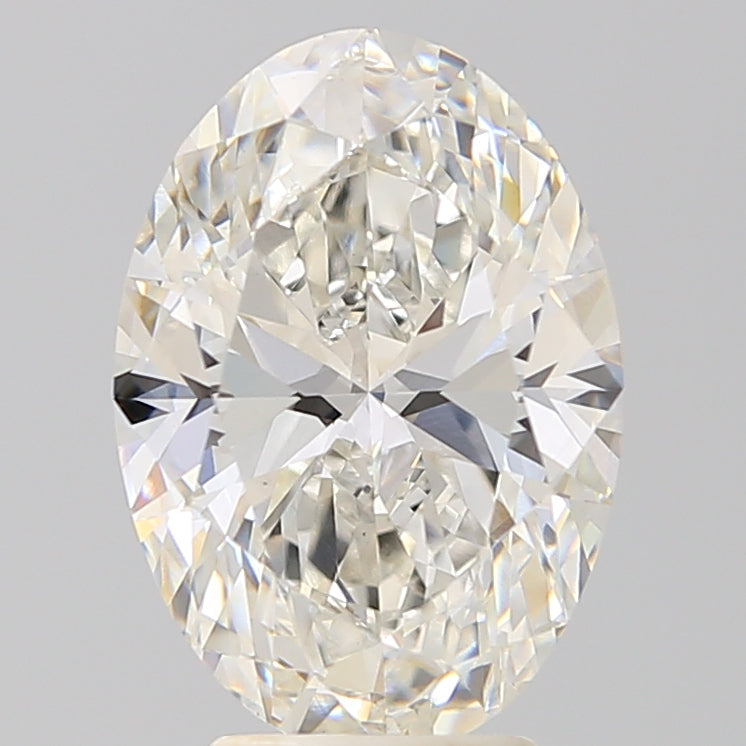 4.22 Carat Oval Shaped, Ideal Cut, G Color, VS1 Clarity, IGI Certified Lab Grown Diamond