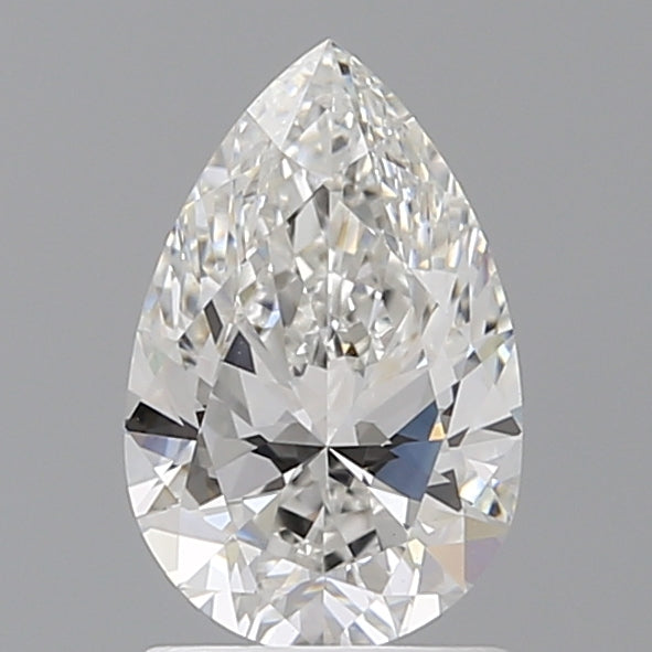 1.57 Carat Pear Shaped, Ideal Cut, F Color, VVS2 Clarity, IGI Certified Lab Grown Diamond
