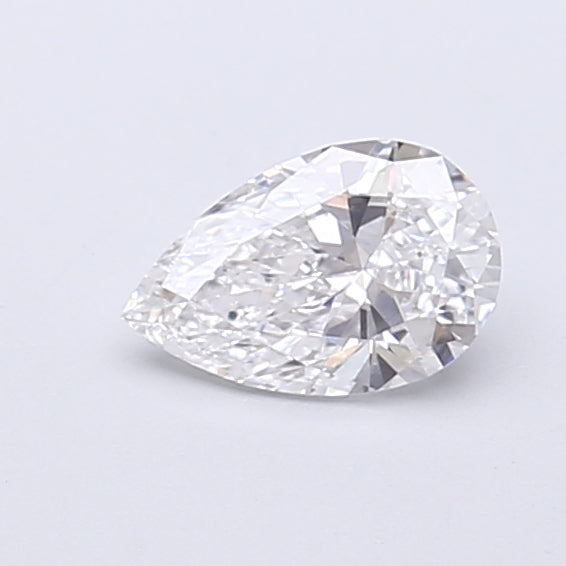 0.45 Carat Pear Shaped, Very Good Cut, D Color, VVS2 Clarity, IGI Certified Lab Grown Diamond