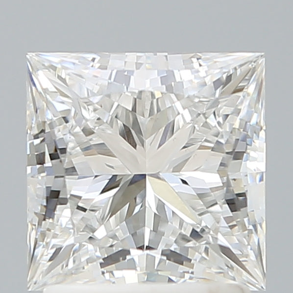 1.79 Carat Princess Shaped, Ideal Cut, F Color, VVS2 Clarity, IGI Certified Lab Grown Diamond