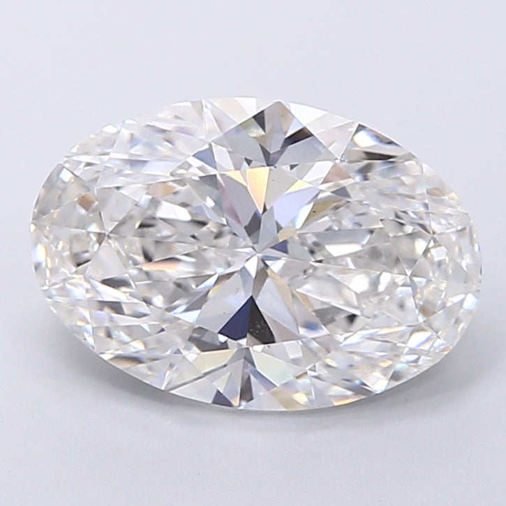 3.55 Carat Oval Shaped, Very Good Cut, E Color, VS1 Clarity, IGI Certified Lab Grown Diamond