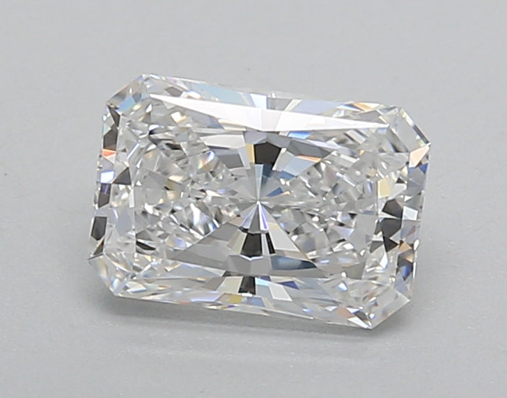1.02 Carat Radiant Shaped, Excellent Cut, D Color, VVS2 Clarity, IGI Certified Lab Grown Diamond