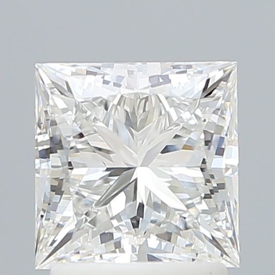 2.06 Carat Princess Shaped, Ideal Cut, E Color, VVS2 Clarity, IGI Certified Lab Grown Diamond