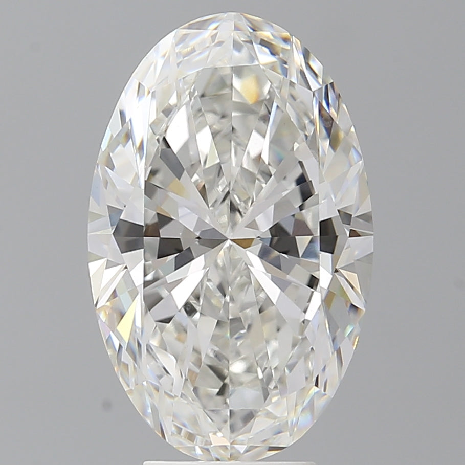 6.05 Carat Oval Shaped, Ideal Cut, F Color, VVS2 Clarity, IGI Certified Lab Grown Diamond