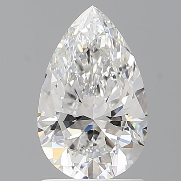 1.52 Carat Pear Shaped, Ideal Cut, E Color, VVS2 Clarity, IGI Certified Lab Grown Diamond
