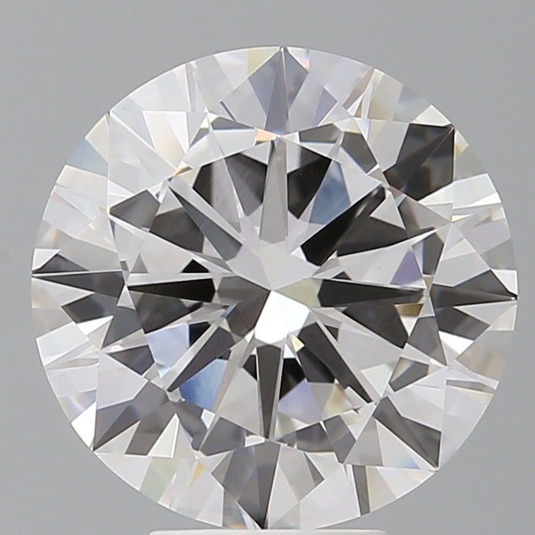 6.55 Carat Round Shaped, Excellent Cut, F Color, VVS2 Clarity, IGI Certified Lab Grown Diamond