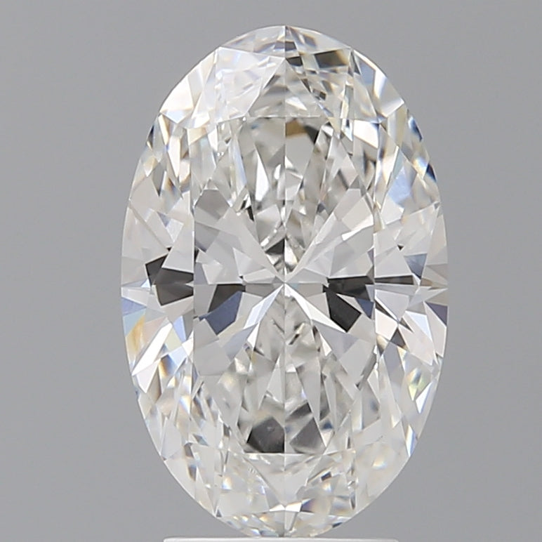 3.42 Carat Oval Shaped, Ideal Cut, E Color, VVS2 Clarity, IGI Certified Lab Grown Diamond
