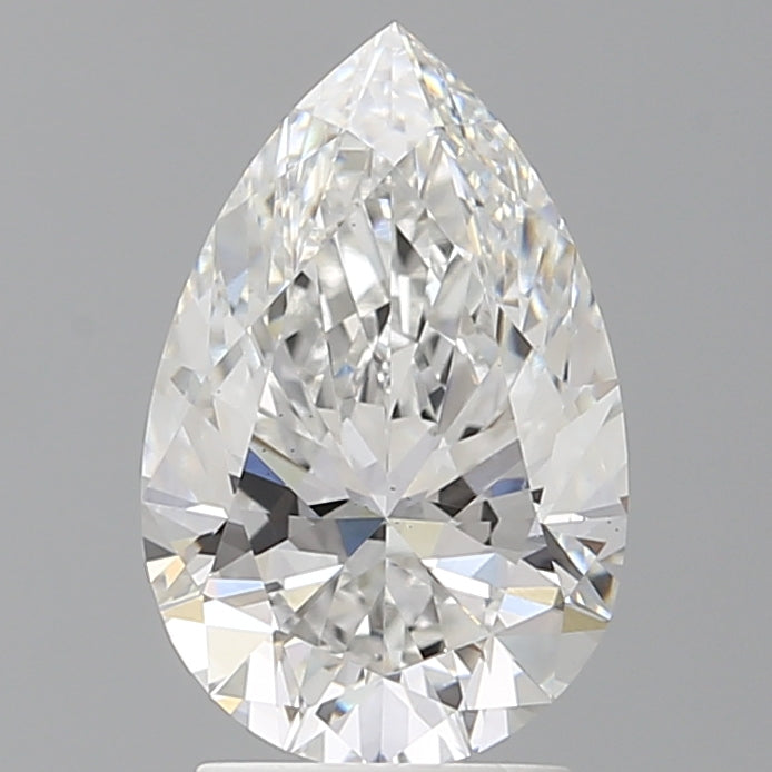 2.60 Carat Pear Shaped, Ideal Cut, E Color, VS2 Clarity, IGI Certified Lab Grown Diamond
