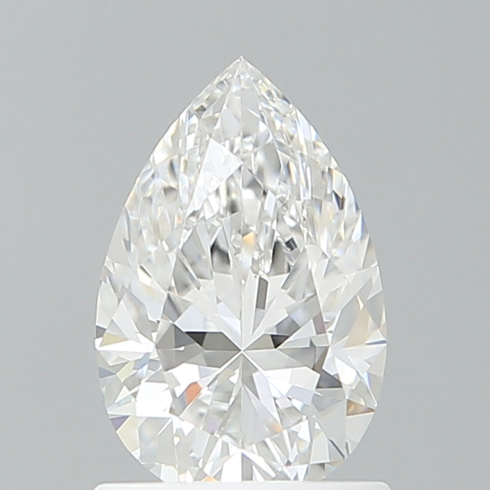 1.10 Carat Pear Shaped, Excellent Cut, E Color, VVS2 Clarity, IGI Certified Lab Grown Diamond