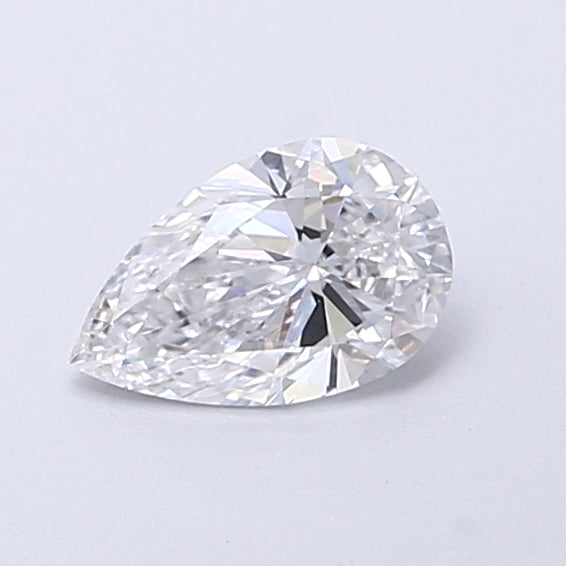 0.37 Carat Pear Shaped, Very Good Cut, D Color, VVS2 Clarity, IGI Certified Lab Grown Diamond