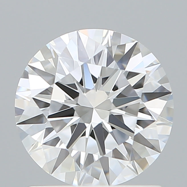 1.29 Carat Round Shaped, Ideal Cut, D Color, VVS2 Clarity, IGI Certified Lab Grown Diamond