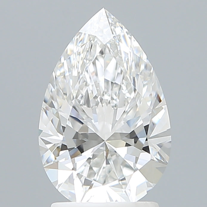 2.08 Carat Pear Shaped, Ideal Cut, E Color, VVS2 Clarity, IGI Certified Lab Grown Diamond
