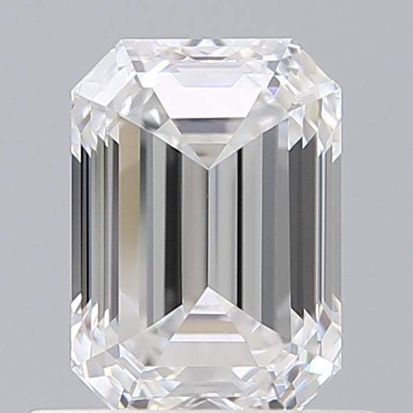 0.93 Carat Emerald Shaped, Ideal Cut, D Color, VS1 Clarity, IGI Certified Lab Grown Diamond