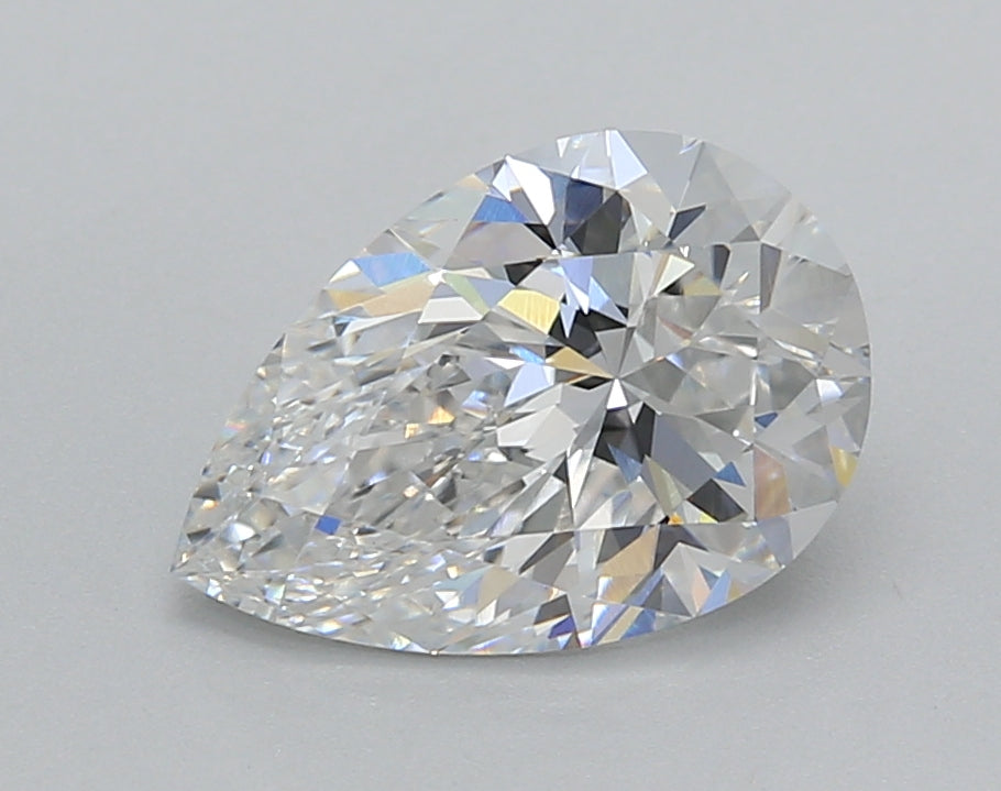 2.02 Carat Pear Shaped, Very Good Cut, E Color, VVS2 Clarity, IGI Certified Lab Grown Diamond