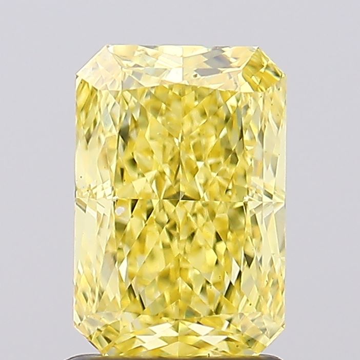 1.55 Carat Radiant Shaped, Excellent Cut, VS2 Clarity, IGI Certified Lab Grown Diamond