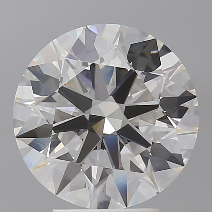 4.10 Carat Round Shaped, Ideal Cut, E Color, VVS2 Clarity, IGI Certified Lab Grown Diamond