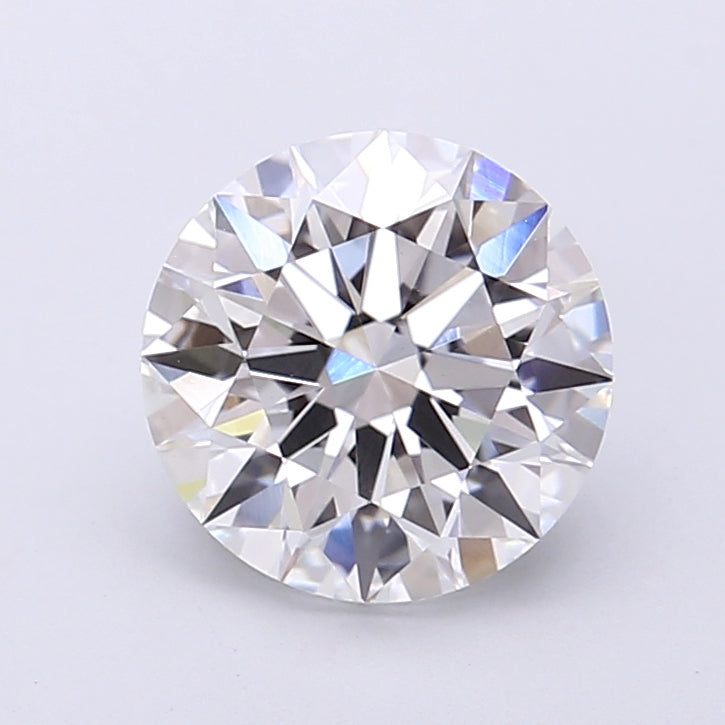 2.04 Carat Round Shaped, Ideal Cut, E Color, VVS2 Clarity, IGI Certified Lab Grown Diamond