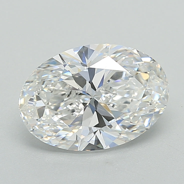 1.54 Carat Oval Shaped, Ideal Cut, E Color, VVS2 Clarity, IGI Certified Lab Grown Diamond