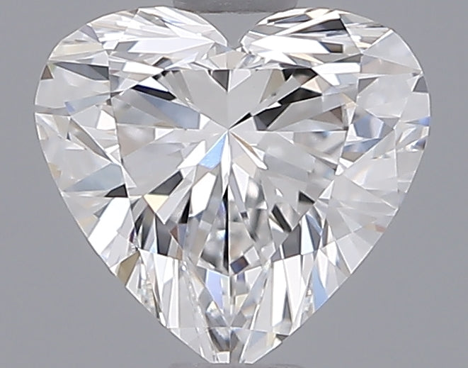 1.03 Carat Heart Shaped, Ideal Cut, D Color, VVS1 Clarity, IGI Certified Lab Grown Diamond