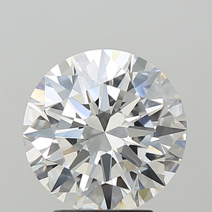 3.01 Carat Round Shaped, Excellent Cut, F Color, VVS2 Clarity, IGI Certified Lab Grown Diamond