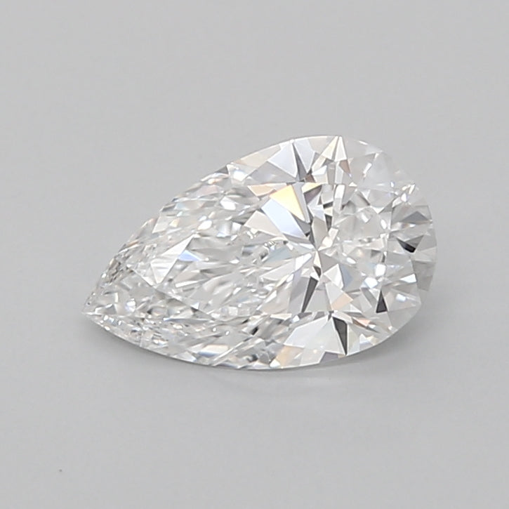 1.03 Carat Pear Shaped, Ideal Cut, D Color, VVS2 Clarity, IGI Certified Lab Grown Diamond